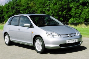 Коврики из экокожи 3D Honda Civic VII (хетчбек) 2001-2006