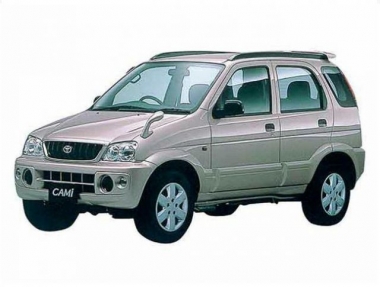 Коврики из экокожи 3D Toyota Cami 1999-2006 (правый руль)