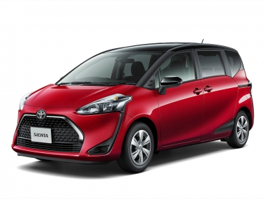 Коврики из экокожи 3D Toyota Sienta II 2015-2021 (правый руль) 7 мест