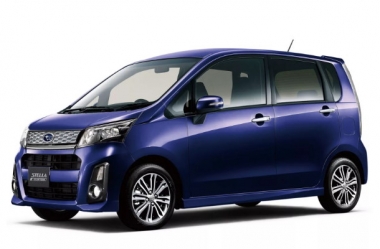 Коврики из экокожи 3D Subaru Stella II 2011-2014 (правый руль)