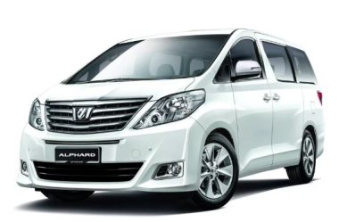 Коврики из экокожи 3D  Toyota Alphard II 2008-2014 (H20) (Правый руль) 2 ряд капитан. 6 мест*