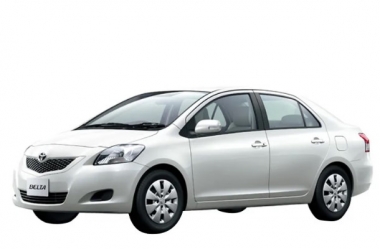 Коврики из экокожи 3D Toyota Belta 2005-2012 (правый руль)