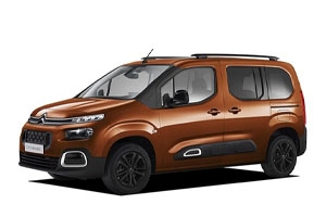 Коврики из экокожи 3D Citroen Berlingo III 2018-н.в. (5 мест)